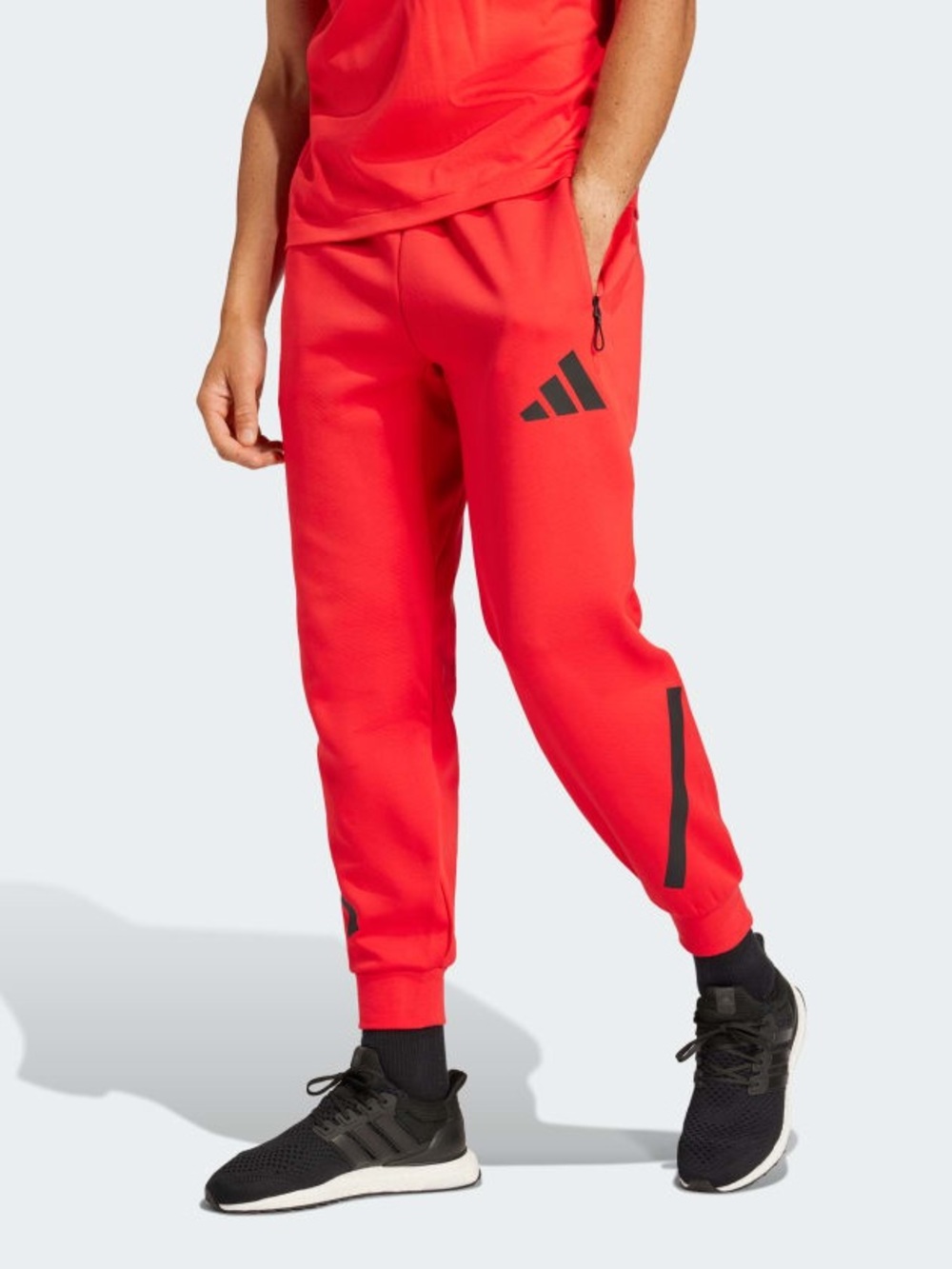 Adidas Z.N.E. Three Layer Sweatpants Joggers Pure Ruby Large